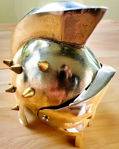 Masca de Gladiator Cavaler „Sparta” - posibilitate de personalizare cu gravură