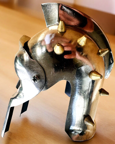 Masca de Gladiator Cavaler „Sparta” - posibilitate de personalizare cu gravură
