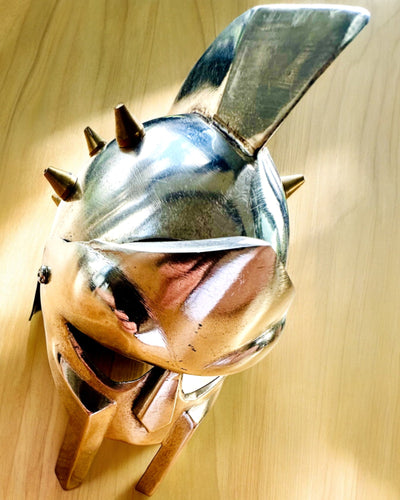 Masca de Gladiator Cavaler „Sparta” - posibilitate de personalizare cu gravură