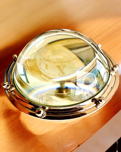 Bailey Compass Clock - Ceas Elegant cu Motiv de Busolă cu Posibilitate de Gravare