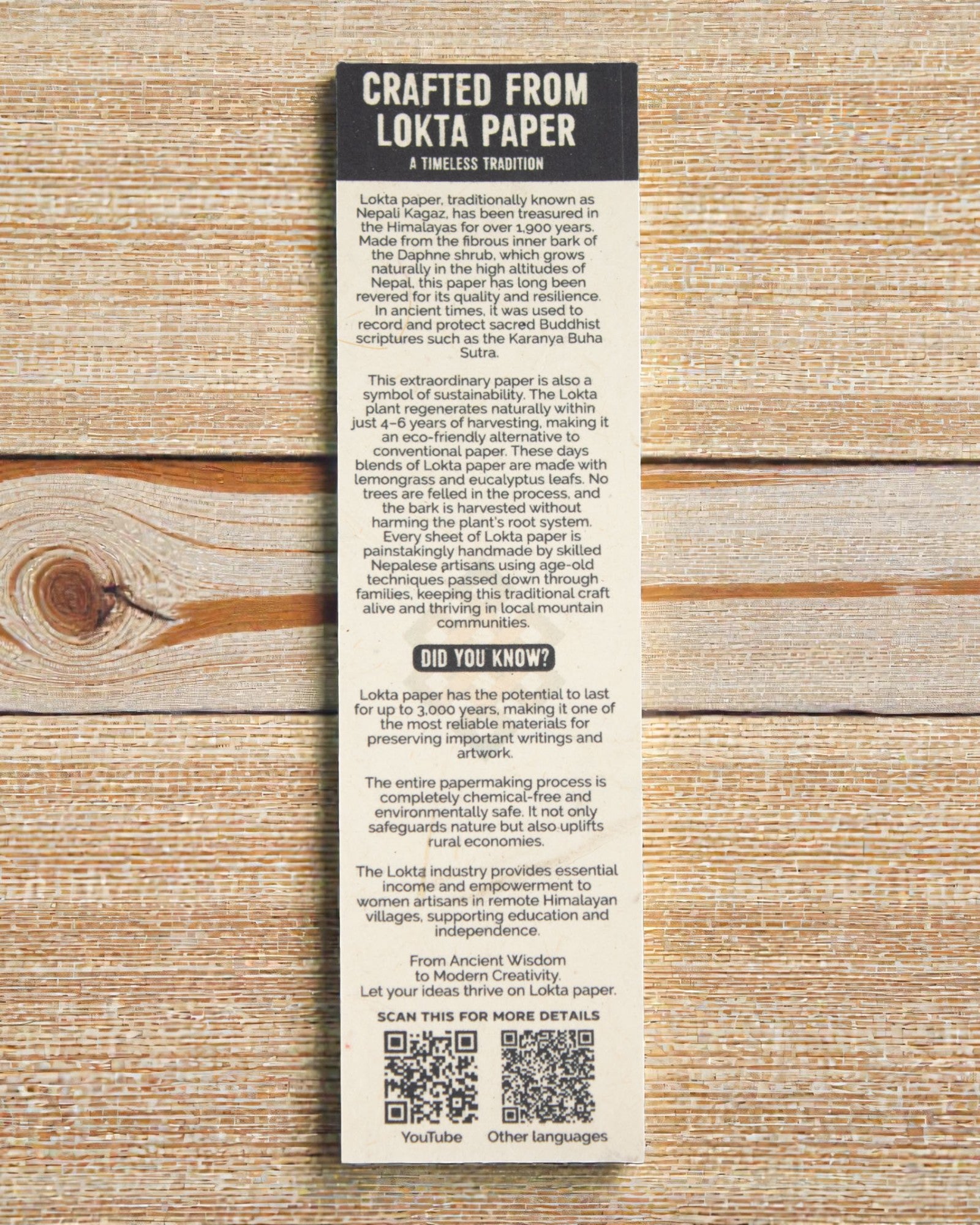 Lokta Colour Whisper Cotton – ręcznie robiony notatnik 15 × 12 cm, 45 kartek, Wielokolorowa Bawełna