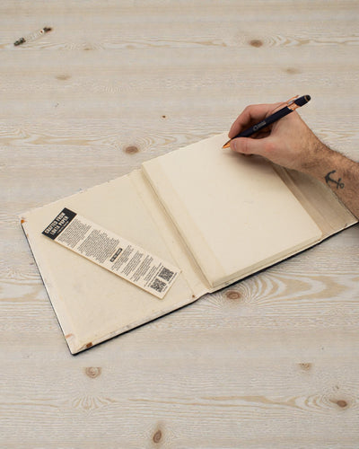 Lrg Lokta Змішані квіти Зошит (21x15 см) - 45 аркушів - із закладкою