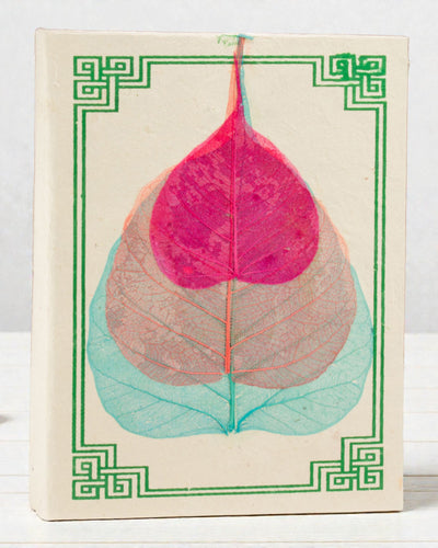 Записник Med Lokta «Лист бодгі», великий (15x12cm) — 45 листків (різні)