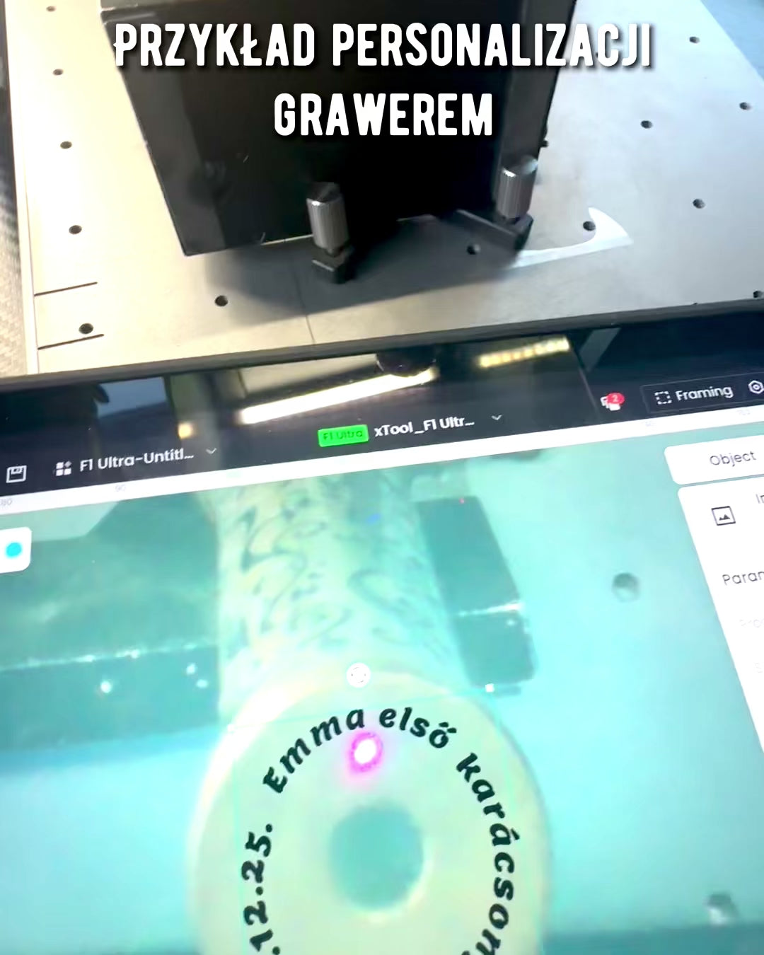 Kalejdoskop Vintage „Emerald Dreams”, 15 cm – ręcznie wykonany, możliwość personalizacji grawerem na prezent