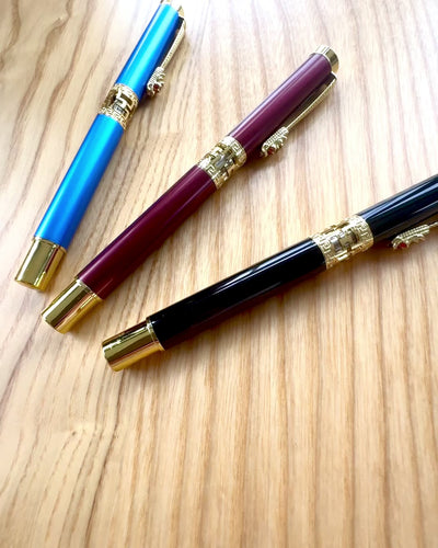 Elegantní Dračí Pero, 3 barevné varianty, možnost personalizace gravírováním jako dárek