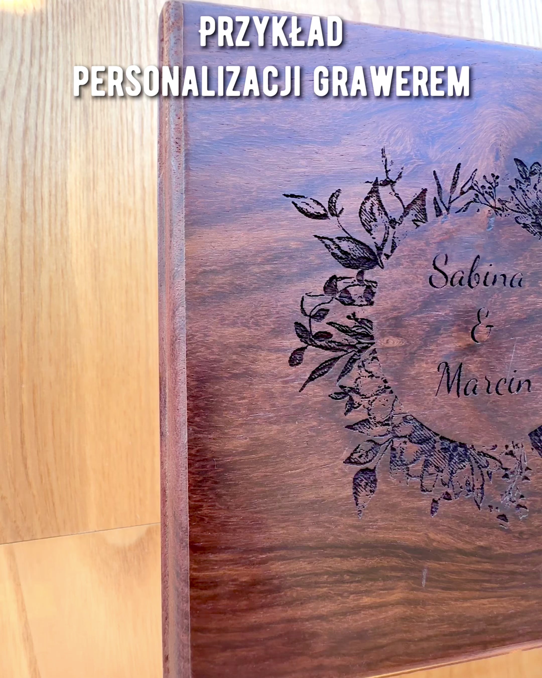 Velká Dřevěná Krabice na Kompas "Gilbert & Sons" s Možností Gravírování