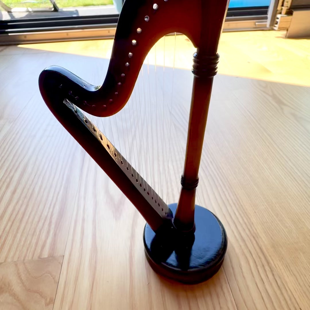 Mini Harfa Dekoracja 20cm z Możliwością Graweru