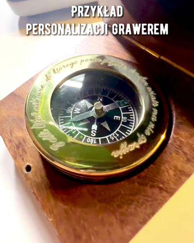Traveler's Compass Rajput with personalization option - as a gift