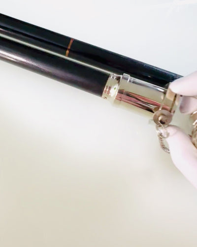 ТРОСТИНА ДЛЯ ХОДЬБИ З РУЧКОЮ З ФУНКЦІЄЮ ПІДЗОРНОЇ ТРУБИ – ЕЛЕГАНТНА І МОДНА, 95 СМ - капітанський "Navigator's Crest"