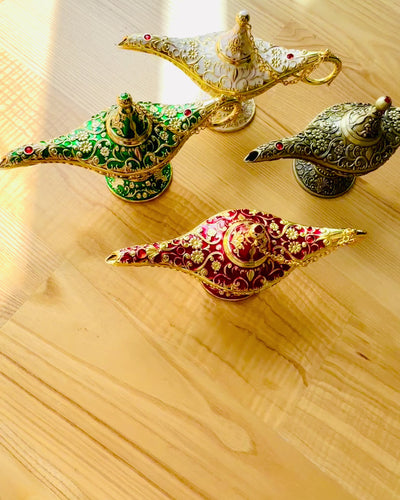 Magická lampa Aladina s možností gravírování - varianta Sekané zlato