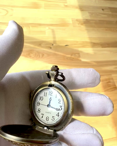 Pocket Watch "Buddha Time Elegance", personalization with engraving available