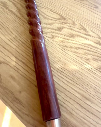 Baston de plimbare - WIKING cu cap în formă de ciocan de luptă, posibilitate de personalizare cu gravură pentru cadou