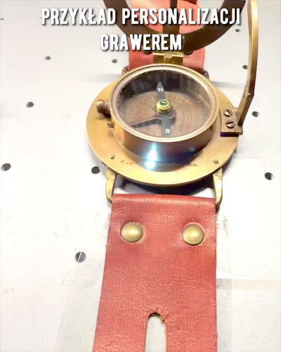 Сонячний годинник "Античний Компас", наручний годинник з компасом, можливість персоналізації гравіюванням