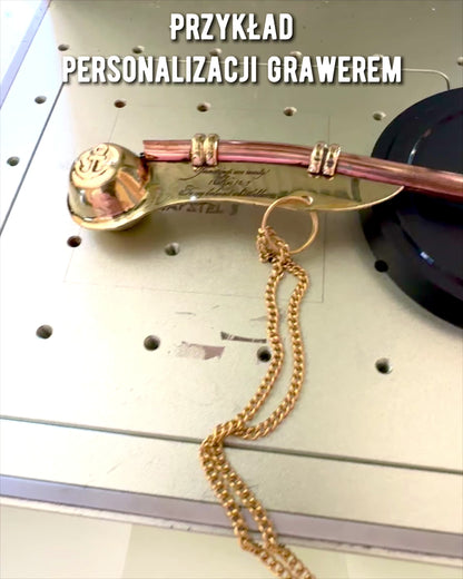 Píšťalka „Elegance Zvuku” - možnost personalizace gravírováním