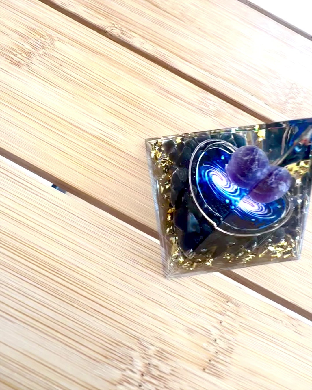Orgonite Energy Pyramid "Cosmic Pyramid" Galactic Essence, as a gift