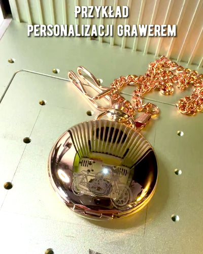 Zegarek Kieszonkowy w Klasycznym Stylu – Różowe Złoto, Elegancja Vintage