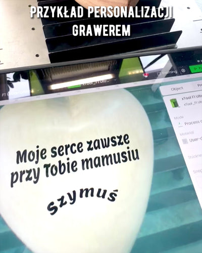 Drewniane serce, 9 cm szkatułka na Sekretne Uczucie, możliwość personalizacji grawerem na prezent