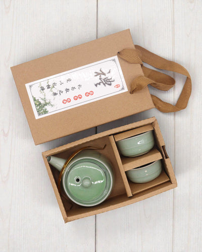 Jade Harmony – Light Green Tea Set
