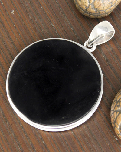 Stříbrný přívěsek Strom života 30 mm – Abalone Ocean Glow