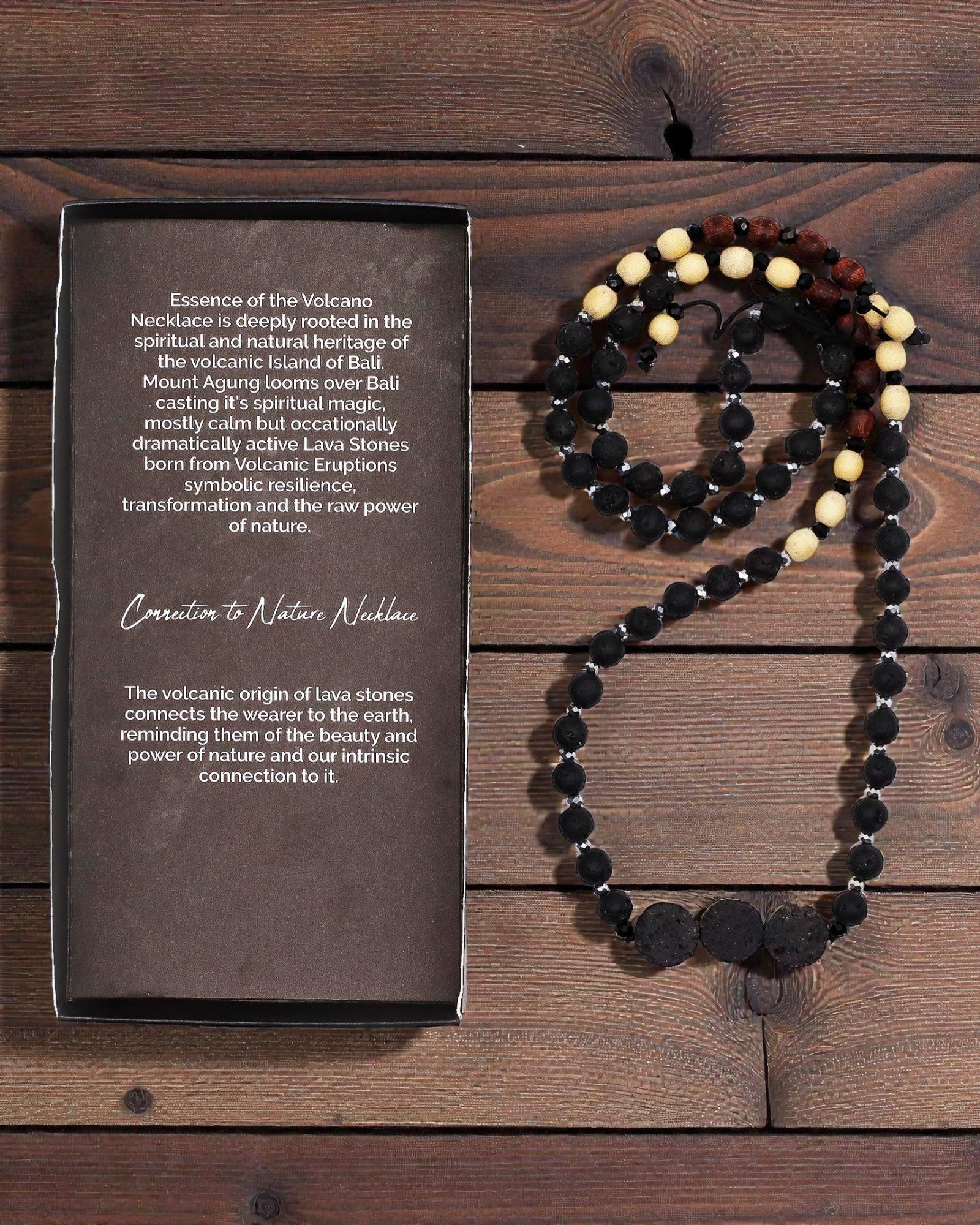 Náhrdelník Esence sopky – spojení s přírodou