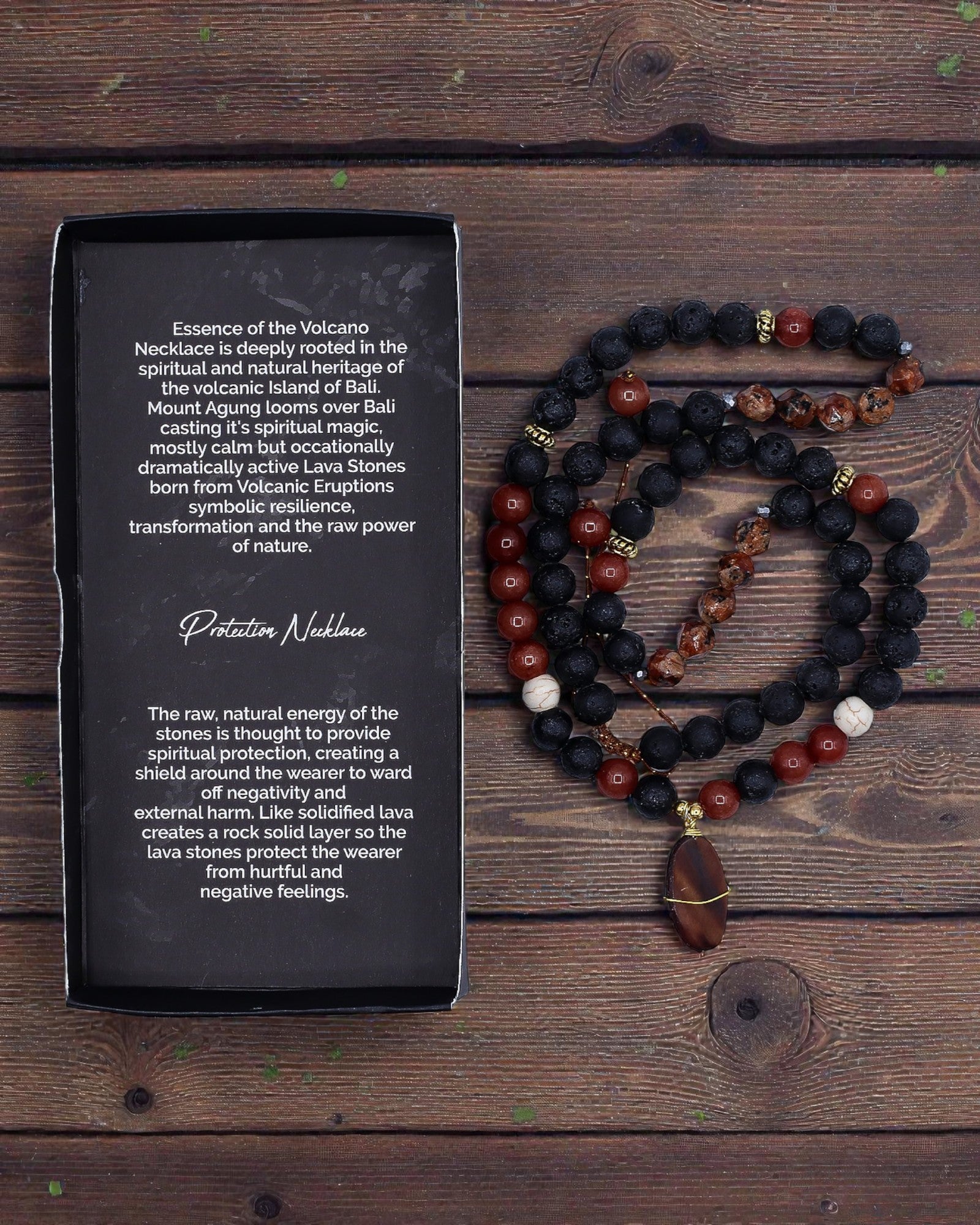 Náhrdelník Esence sopky – ochrana